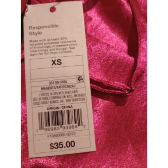 Wild Fable Woman's Size XSmall Pink Mini Dress -NWT - Picture 8 of 8